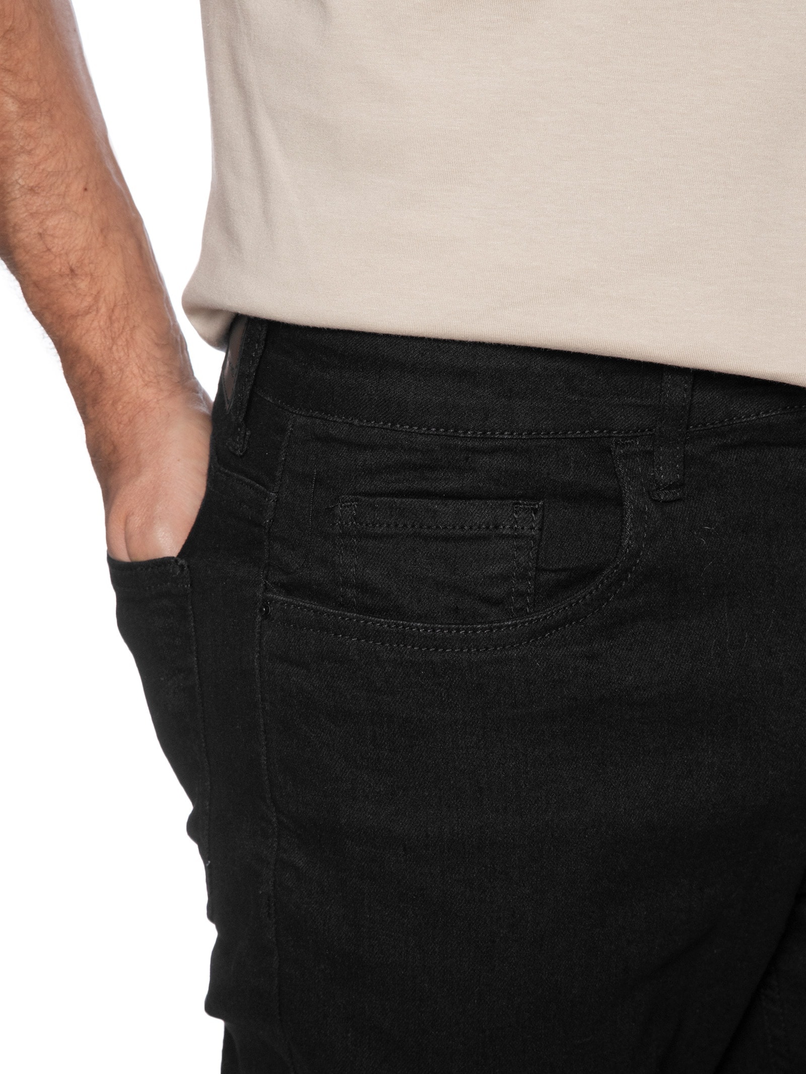 Calça Jeans Masculina Slim Black Kombat Preto Aramis