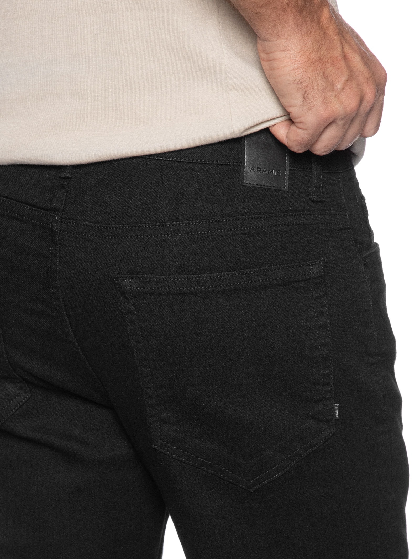 Calça Jeans Masculina Slim Black Kombat Preto Aramis