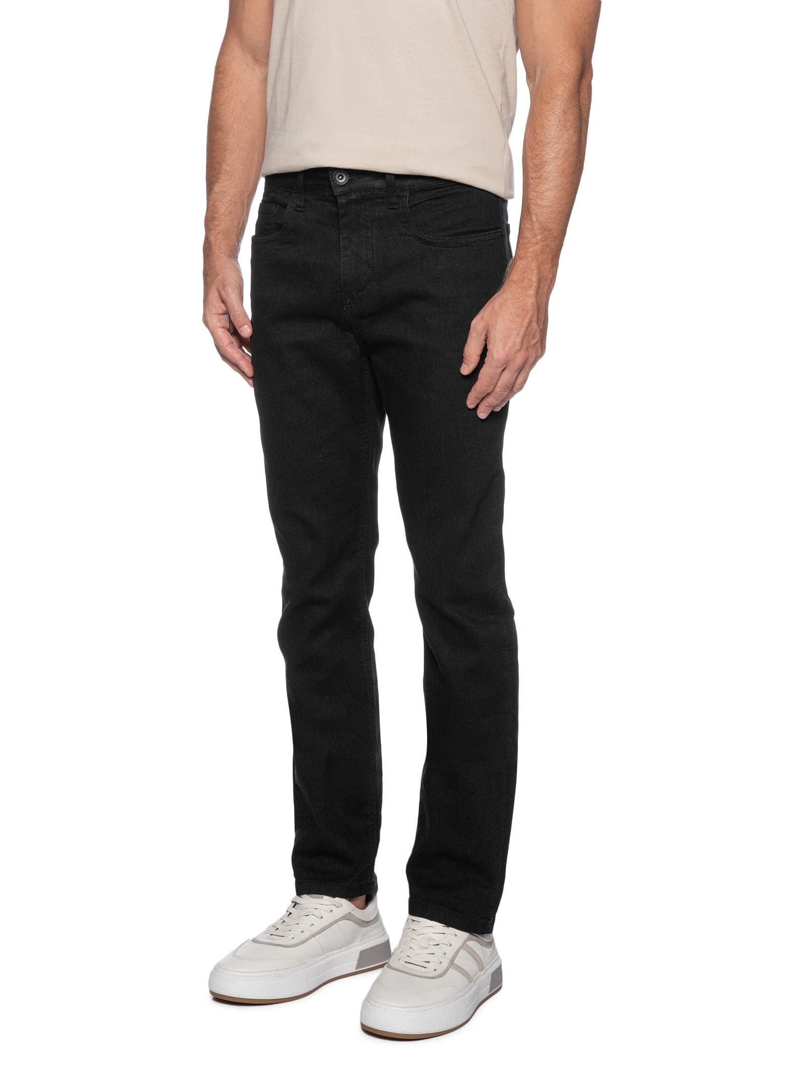 Calça Jeans Masculina Slim Black Kombat Preto Aramis
