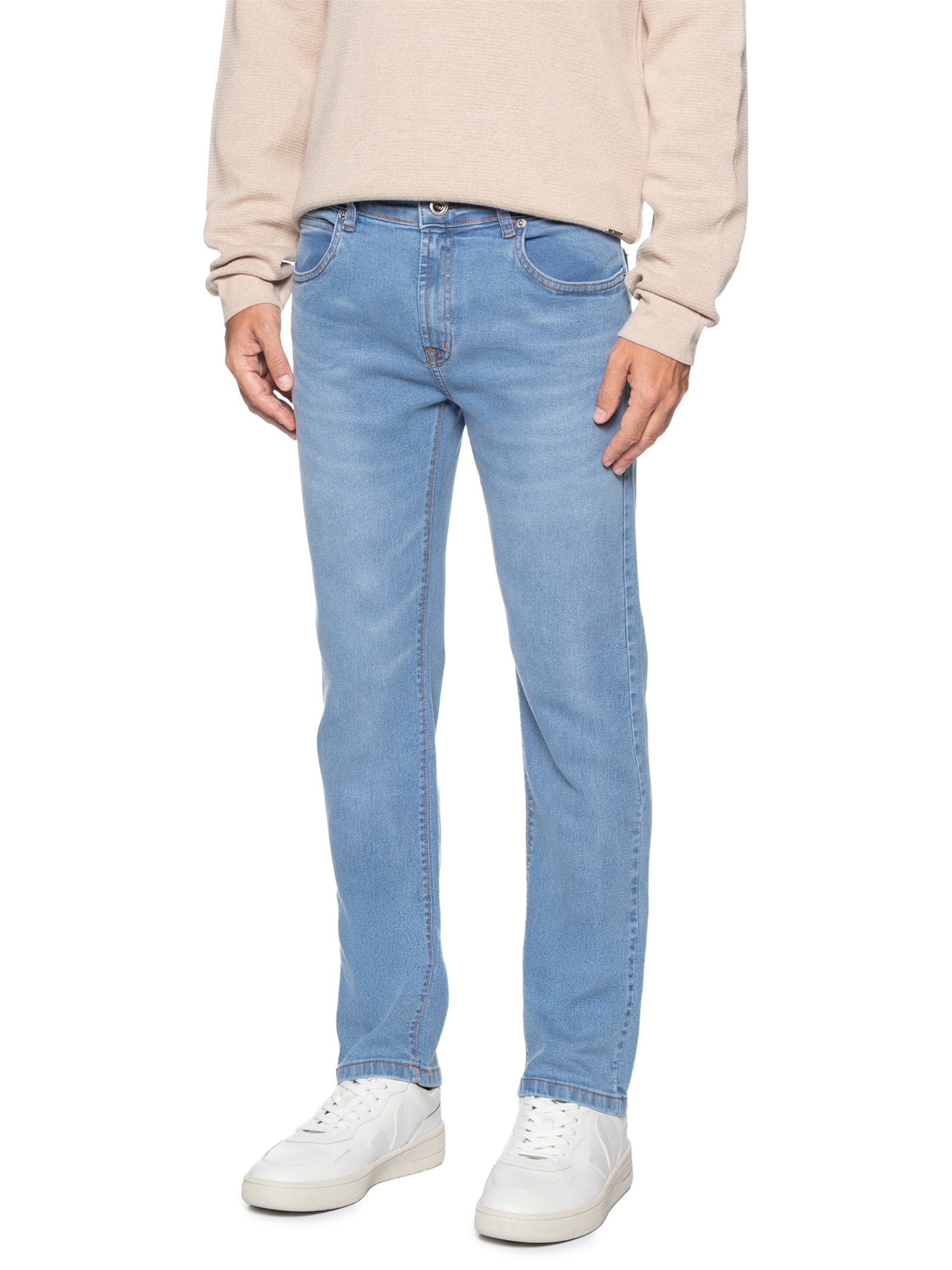 Calça Jeans Masculina Slim Classic Azul Sergio K