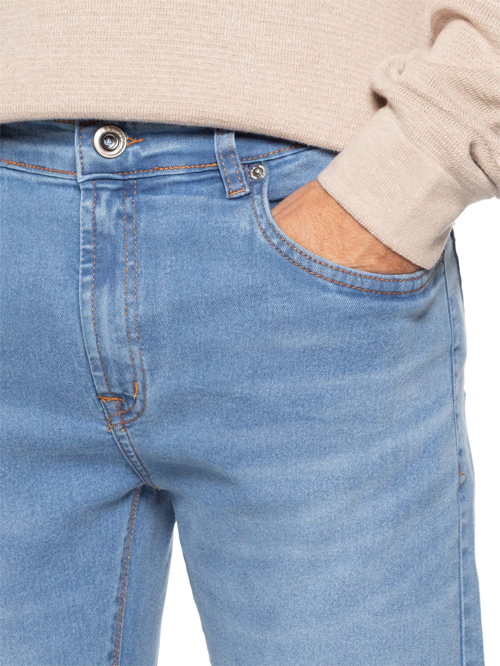 Calça Jeans Masculina Slim Classic Azul Sergio K