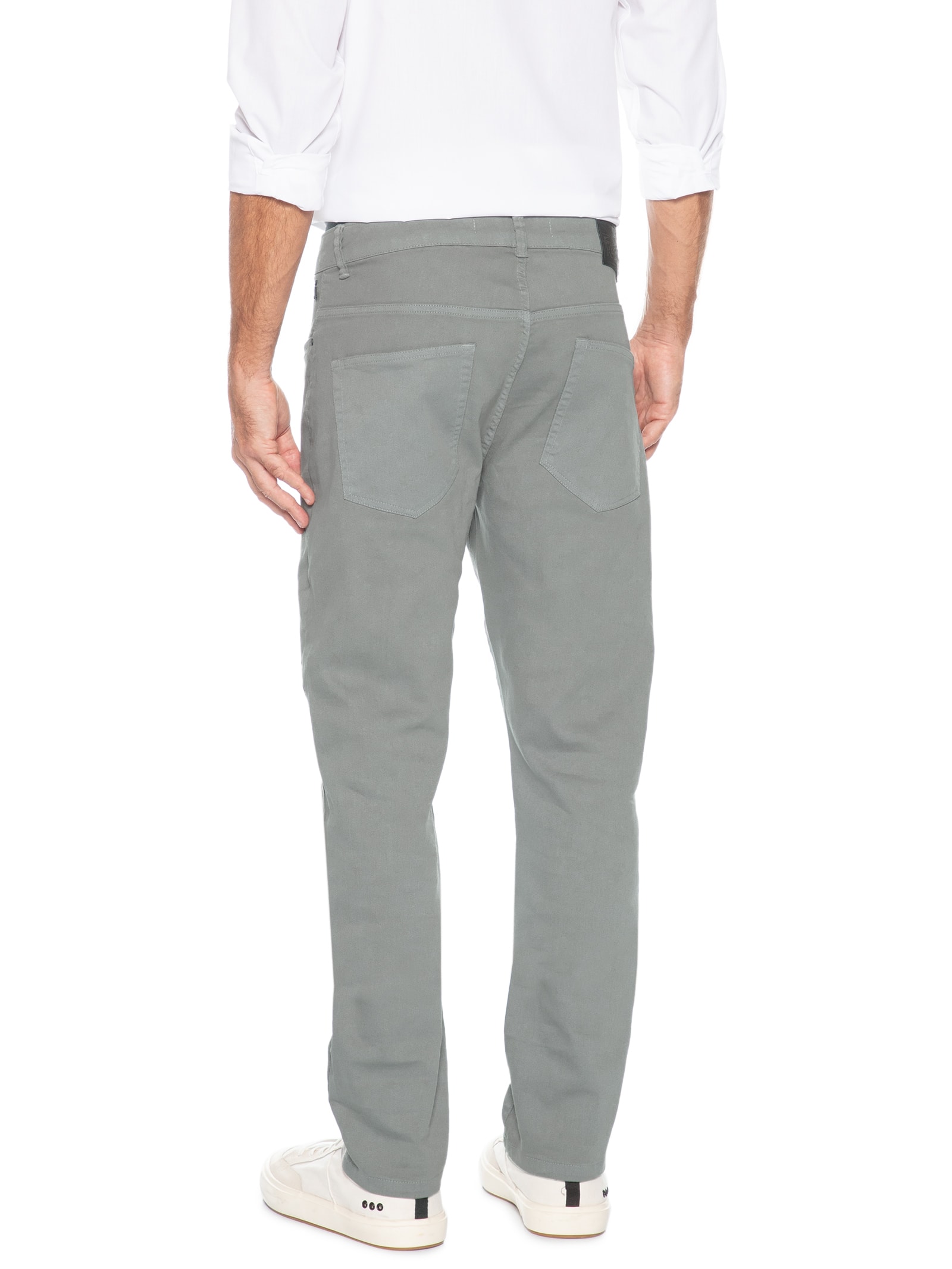 Calça Jeans Masculina Slim Color Cinza Reserva