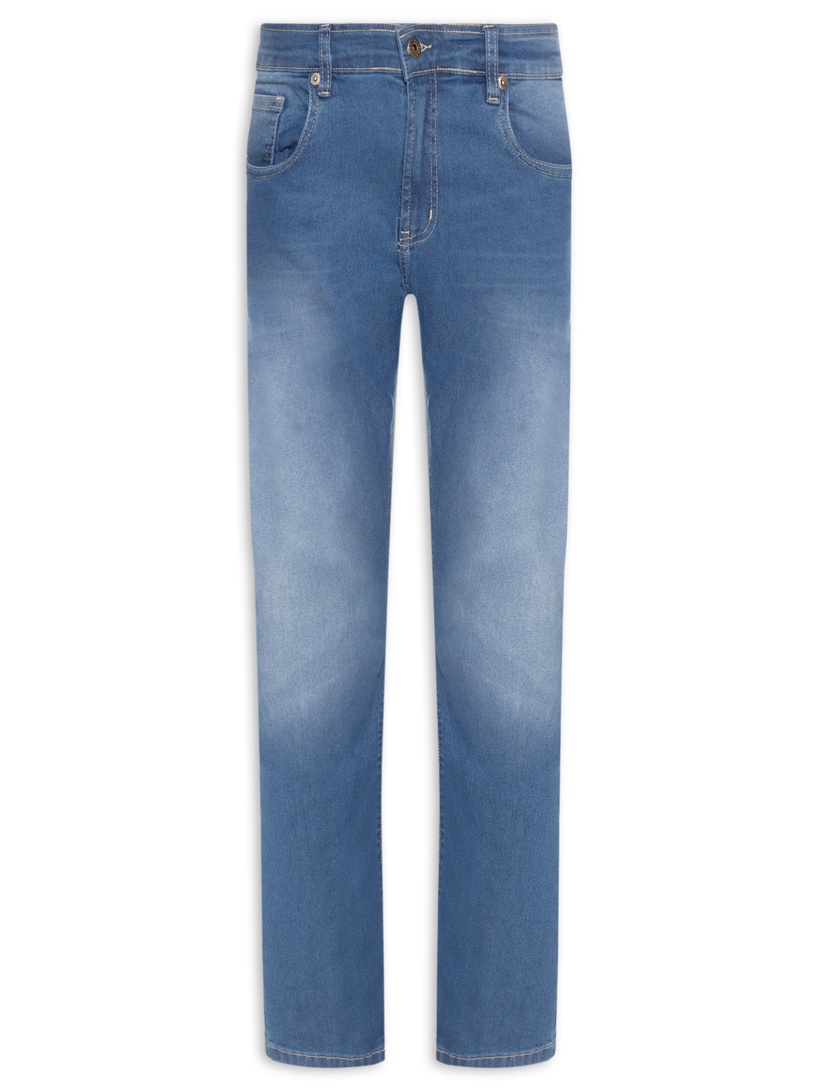 Calça Jeans Masculina  Slim Comfort – Azul Sergio K