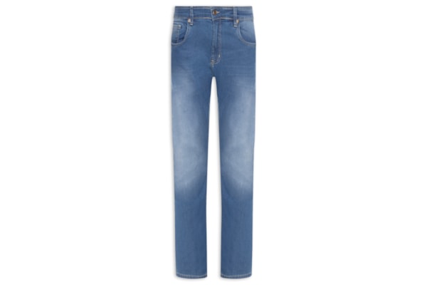Calça Jeans Masculina  Slim Comfort – Azul