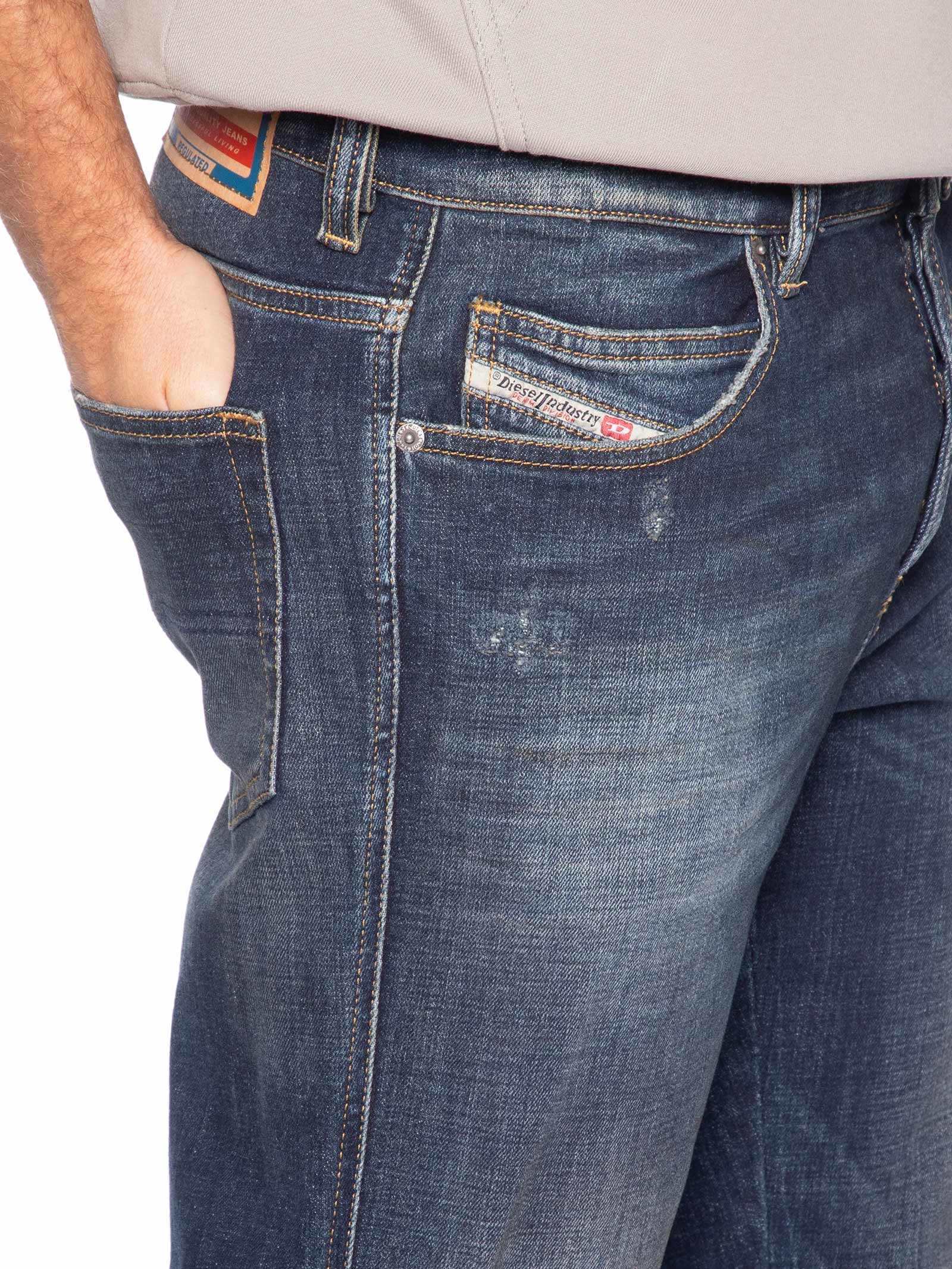 Calça Jeans Masculina Slim D-Vyl Azul Diesel