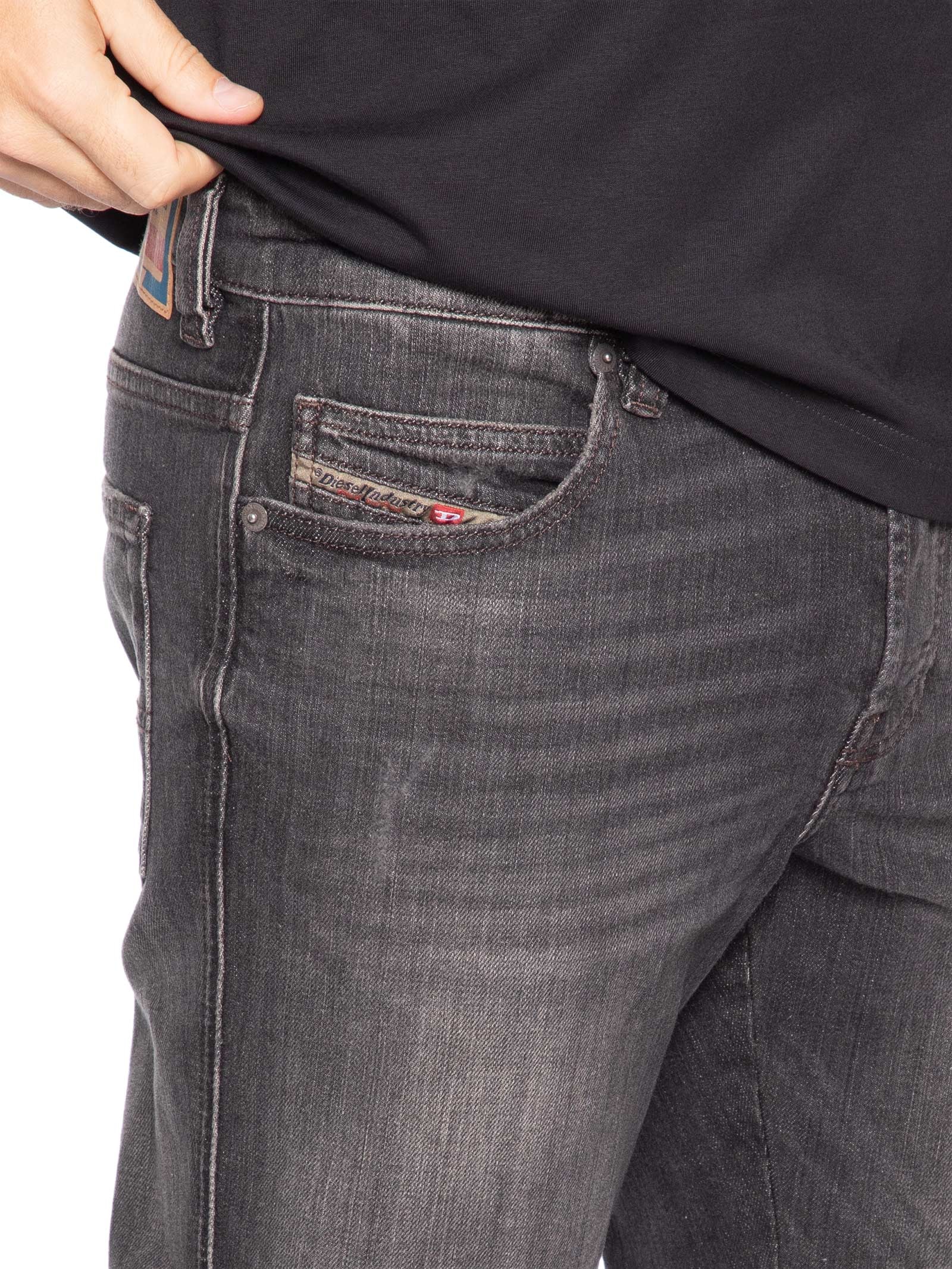 Calça Jeans Masculina Slim D-Vyl – Preto Diesel