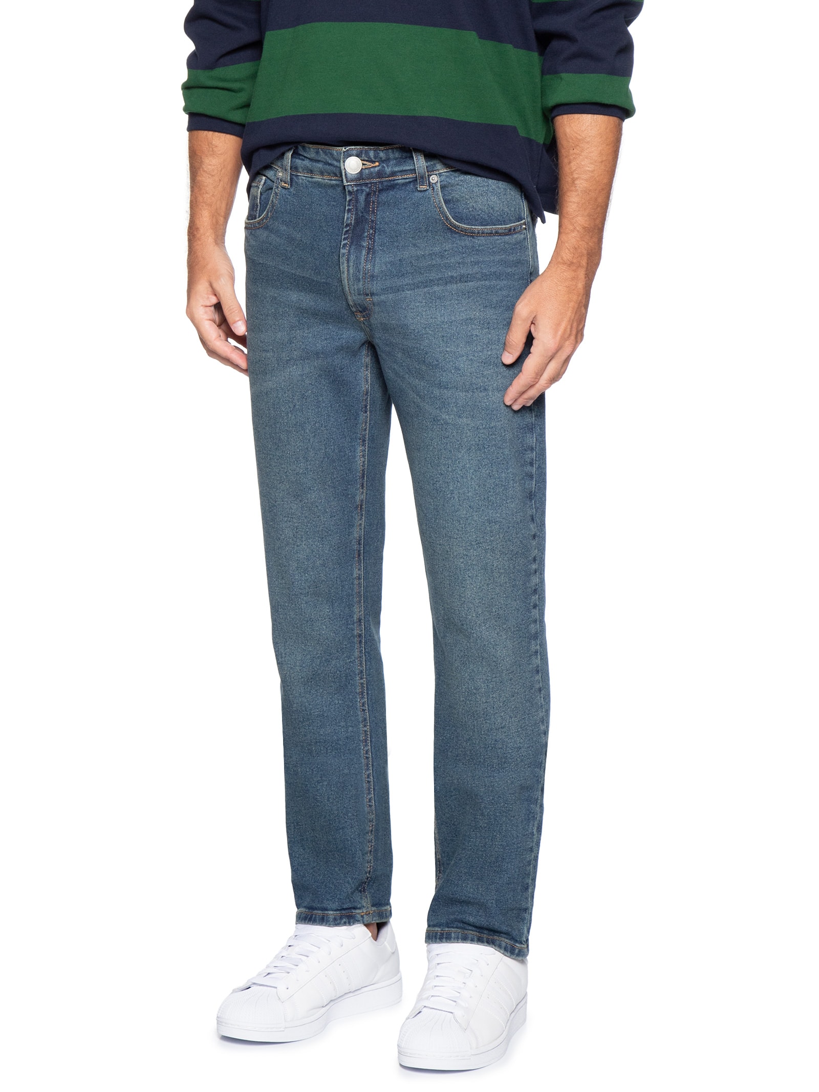 Calça Jeans  Masculina Slim Fit Azul Hering