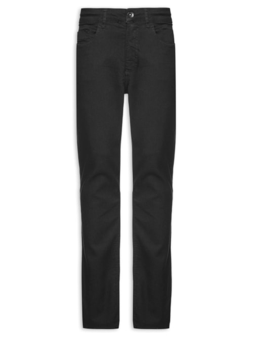 Calça Jeans Masculina Slim Fit Black Black – Preto