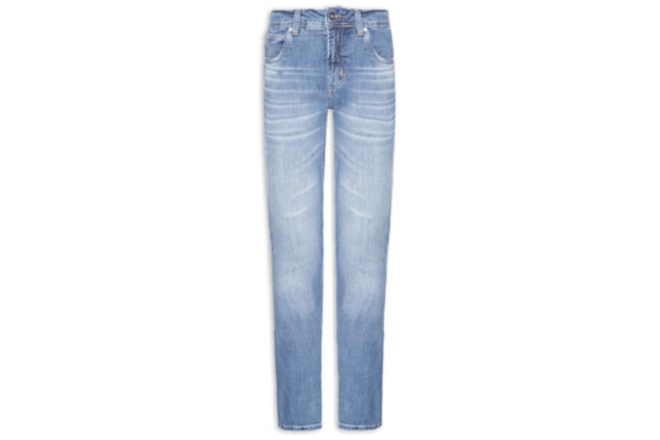 Calça Jeans Masculina Slim Fit Mid Wash - Azul