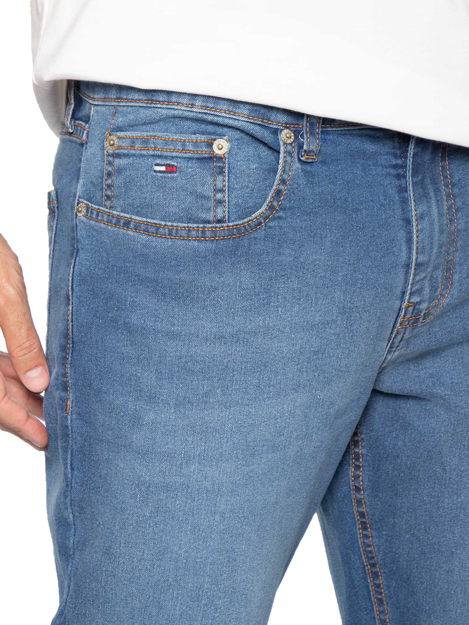 Calça Jeans Masculina Slim Fit Scanton Azul Tommy Jeans