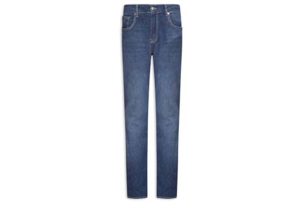 Calça Jeans Masculina Slim Fit Scanton - Azul