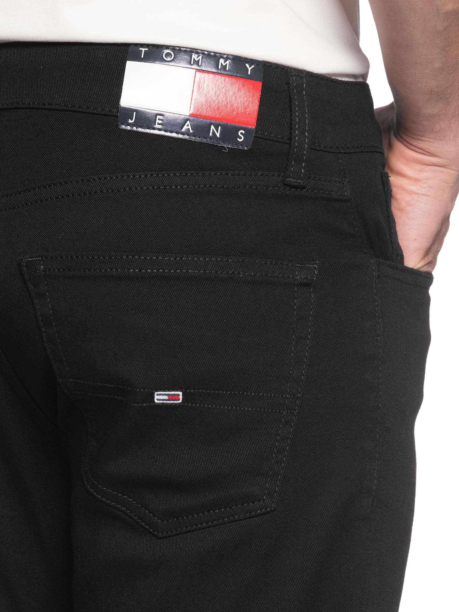 Calça Jeans Masculina Slim Fit Scanton Preto Tommy Jeans