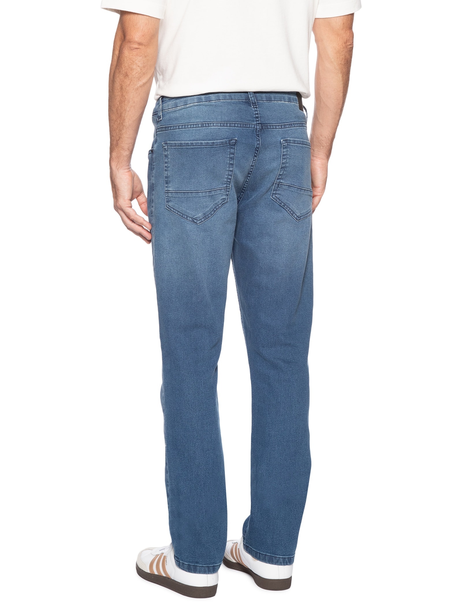 Calça Jeans Masculina Slim Fit Super Stone Azul Aramis