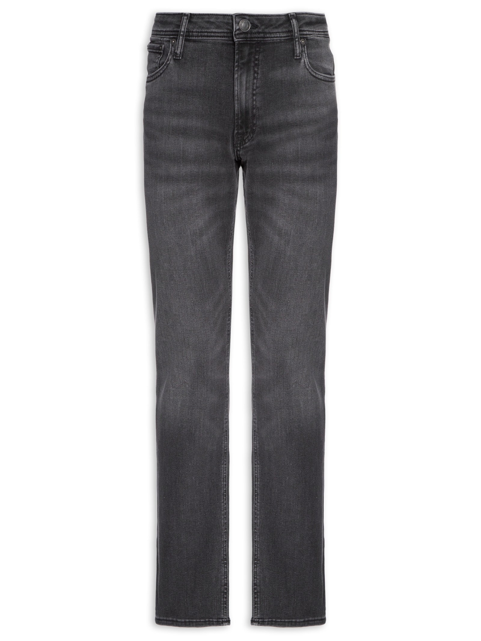 Calça Jeans Masculina Slim Fit Super Stretch Cinza Jack & Jones