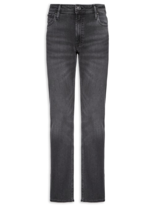 Calça Jeans Masculina Slim Fit Super Stretch – Cinza