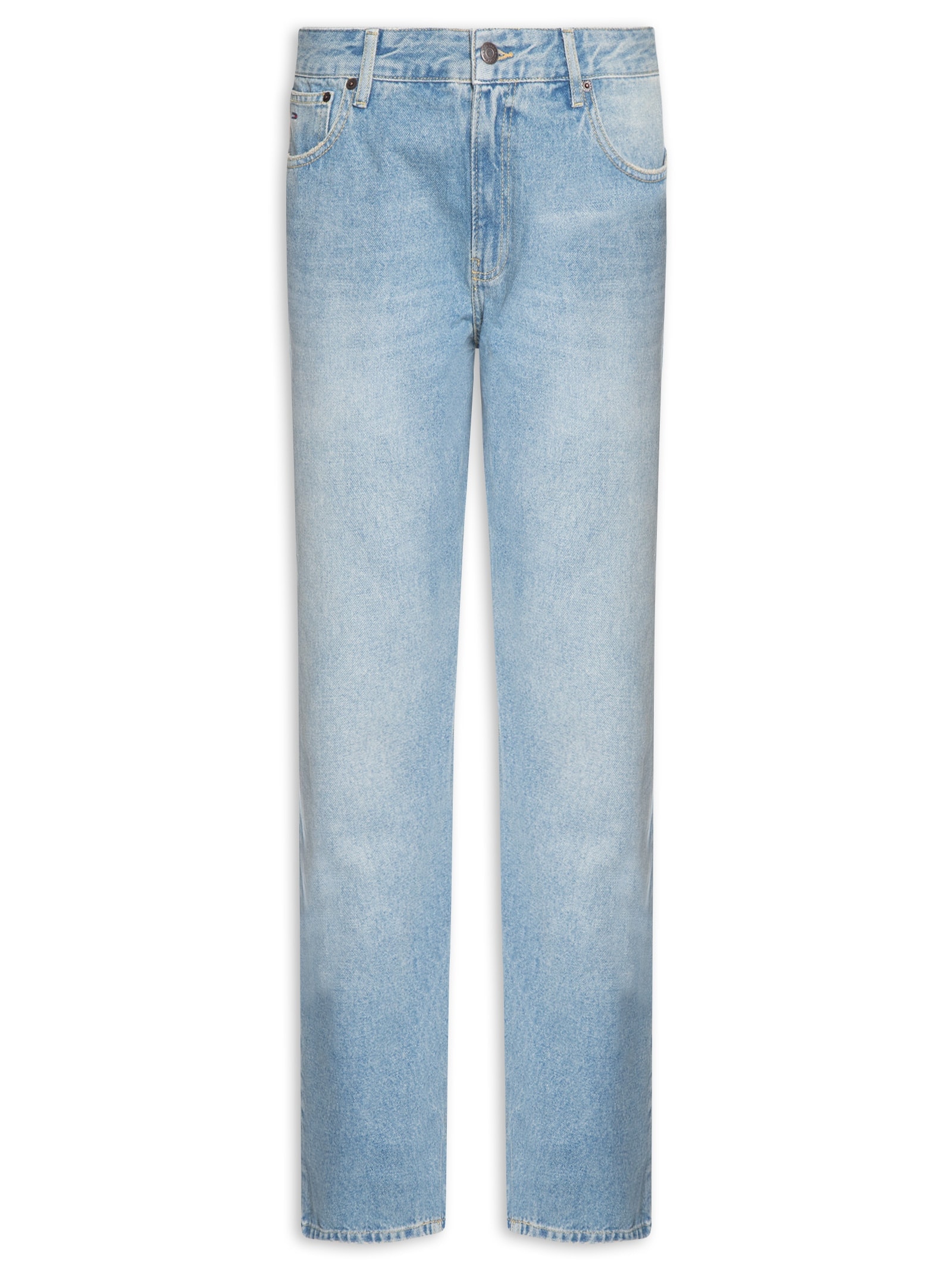 Calça Jeans Masculina Slim Straight Fit Ryan CBF DI2014 Azul Tommy Jeans
