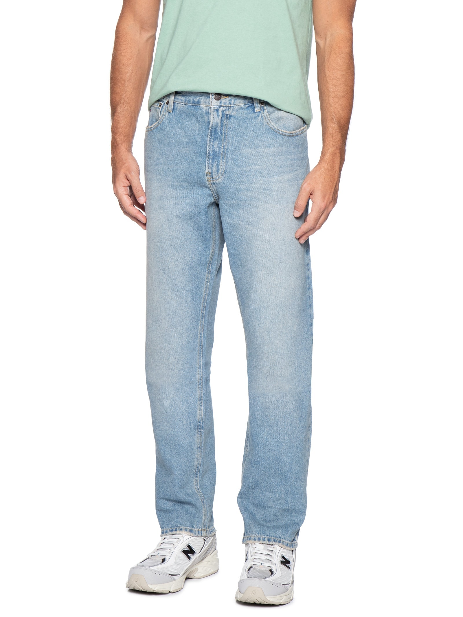 Calça Jeans Masculina Slim Straight Fit Ryan CBF DI2014 Azul Tommy Jeans