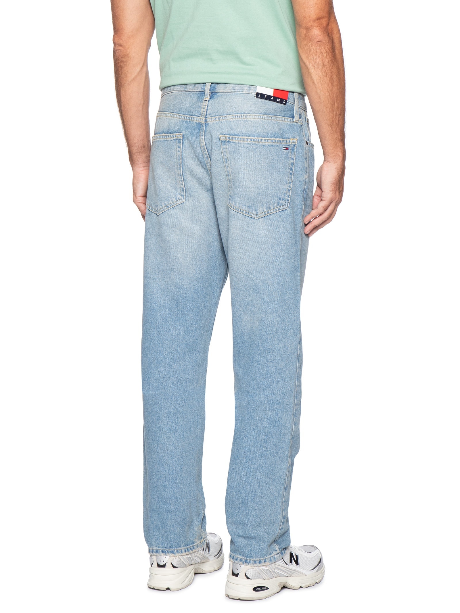 Calça Jeans Masculina Slim Straight Fit Ryan CBF DI2014 Azul Tommy Jeans
