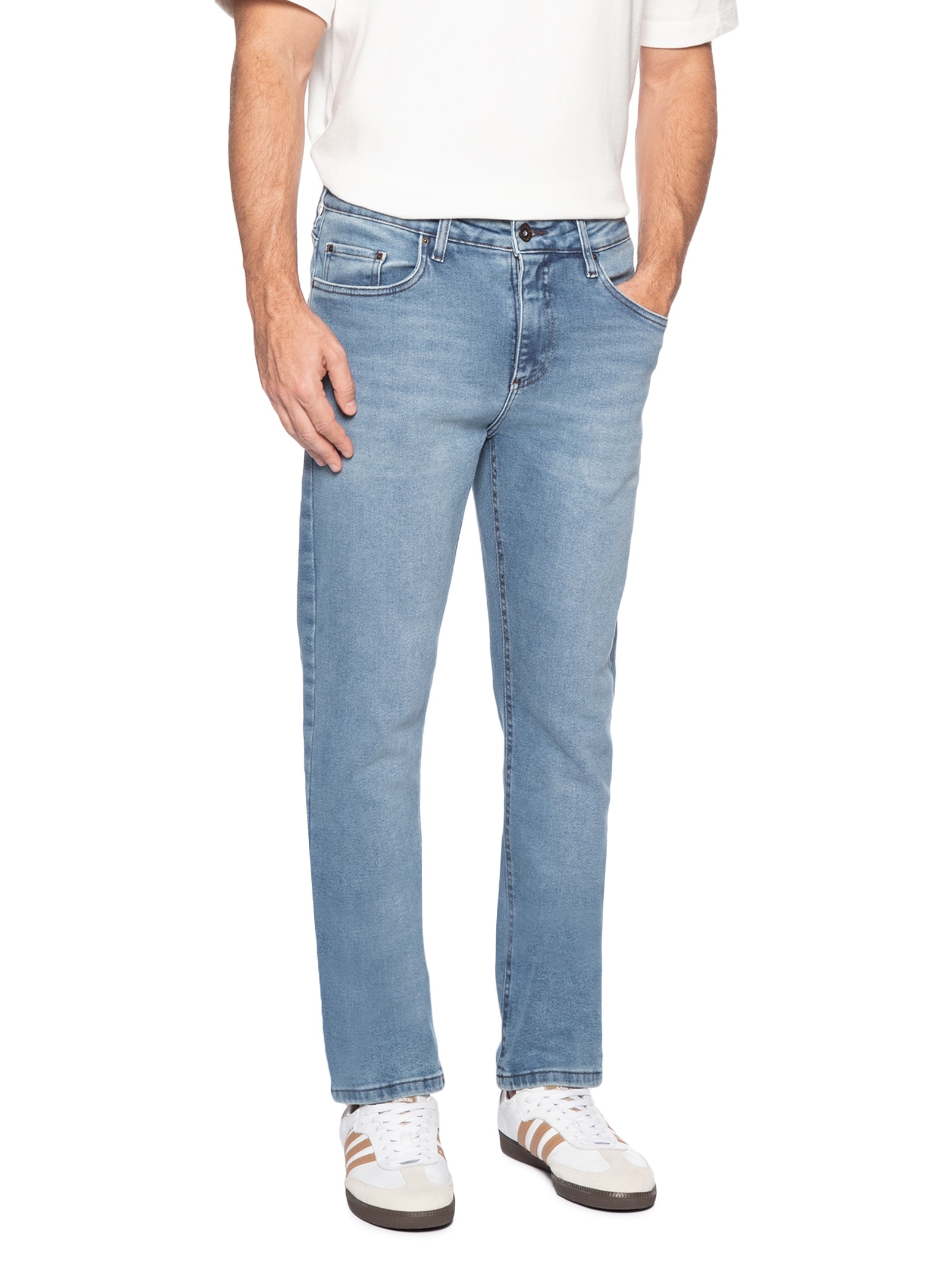 Calça Jeans Masculina Slim Vintage Média (PA) Azul Aramis