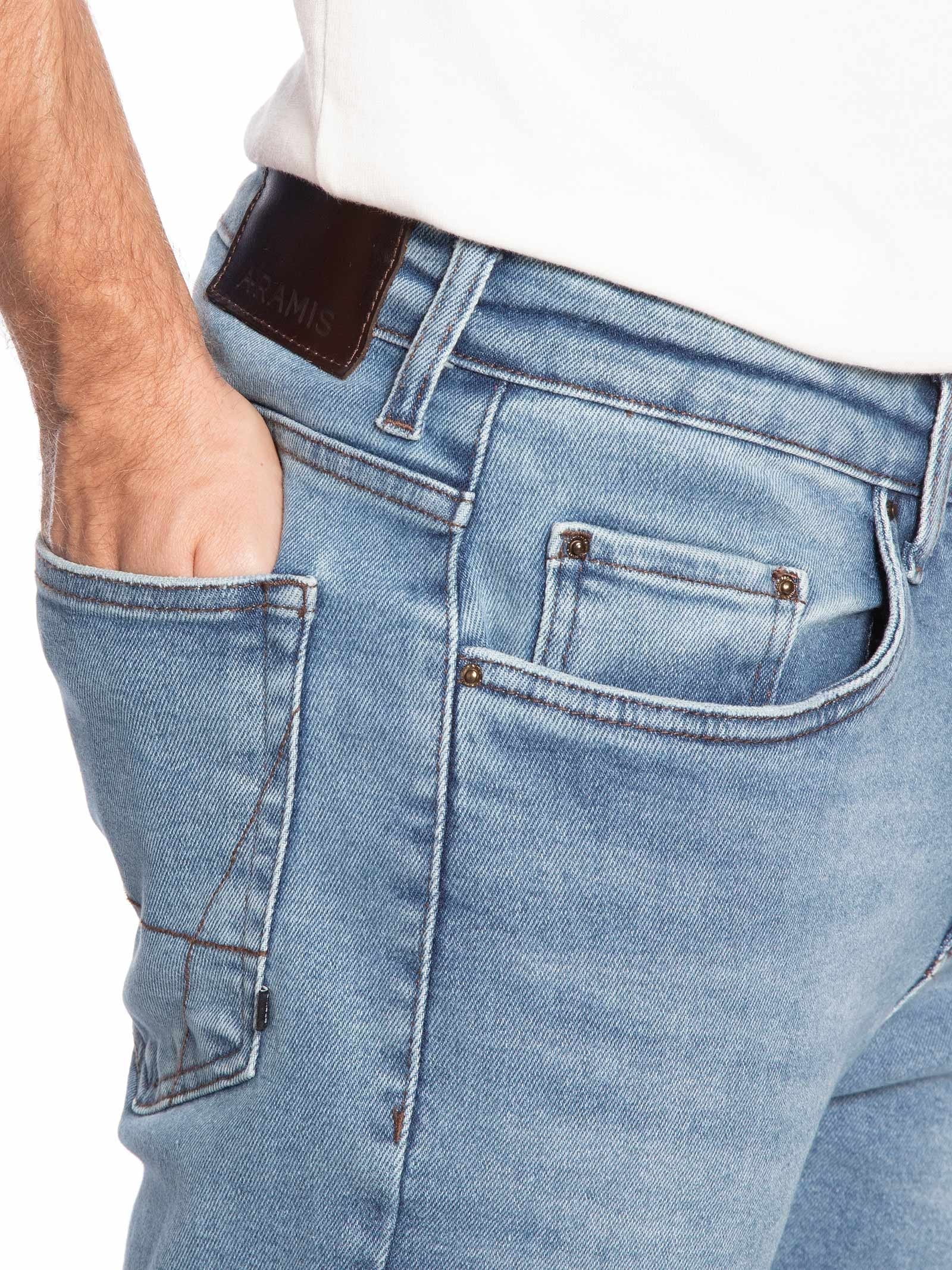 Calça Jeans Masculina Slim Vintage Média (PA) Azul Aramis