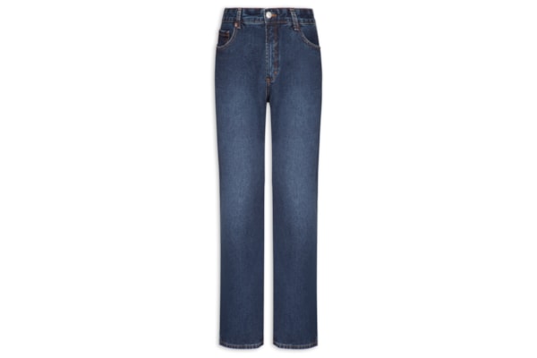 Calça Jeans Masculina Soft Touch Reta - Azul