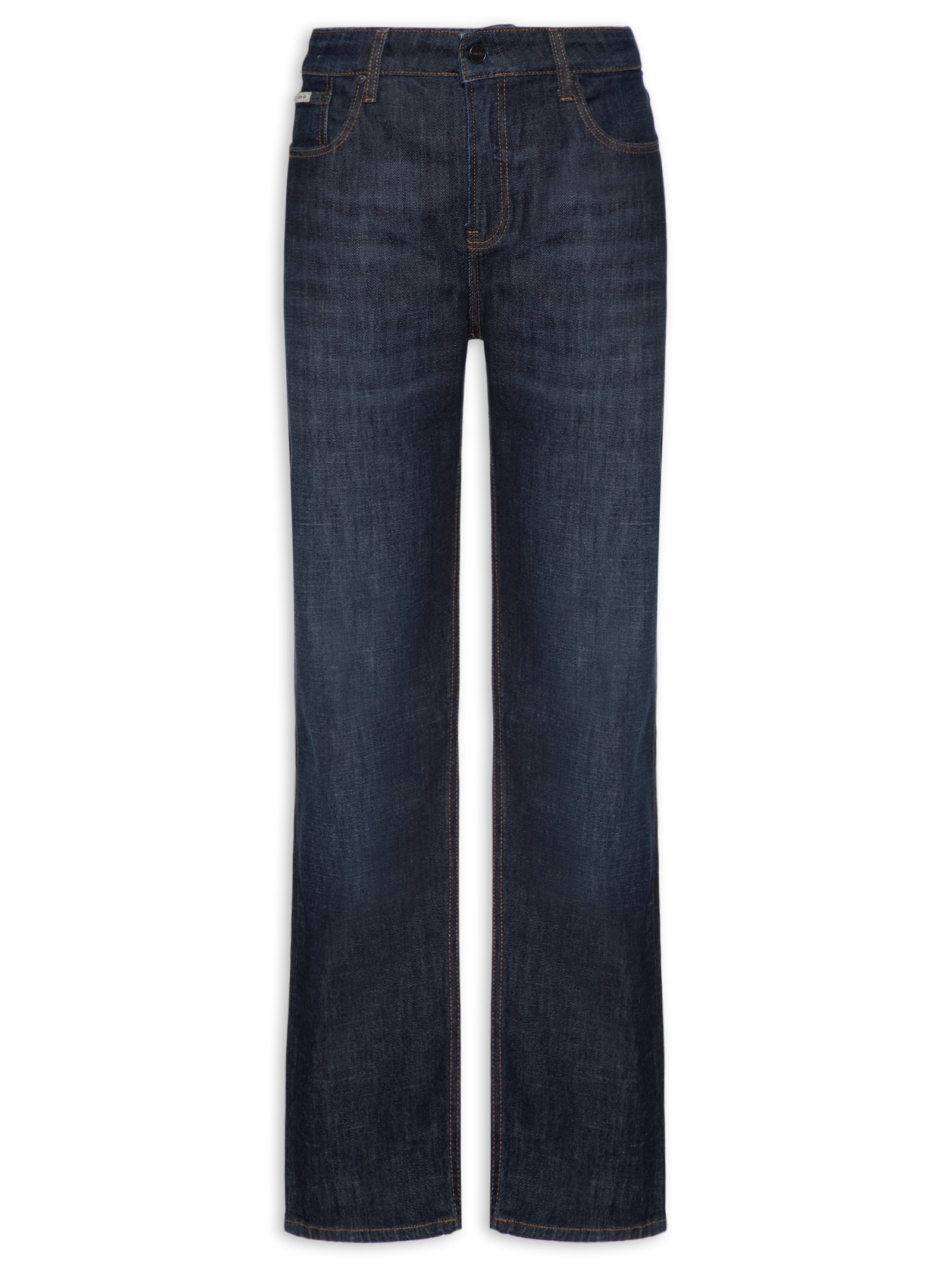 Calça Jeans Masculina Straight 5 Pockets Azul Calvin Klein - White Label