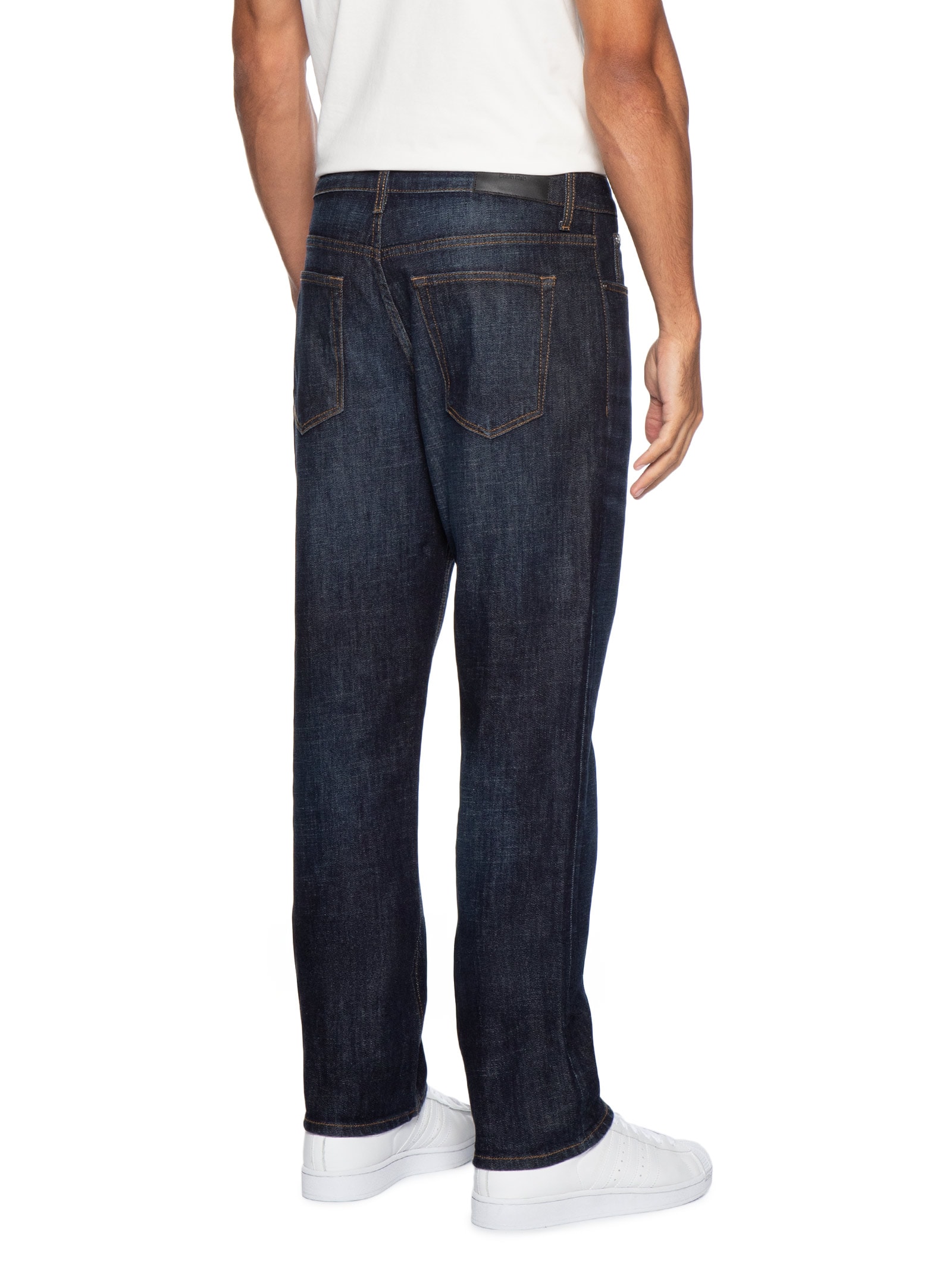 Calça Jeans Masculina Straight 5 Pockets Azul Calvin Klein - White Label