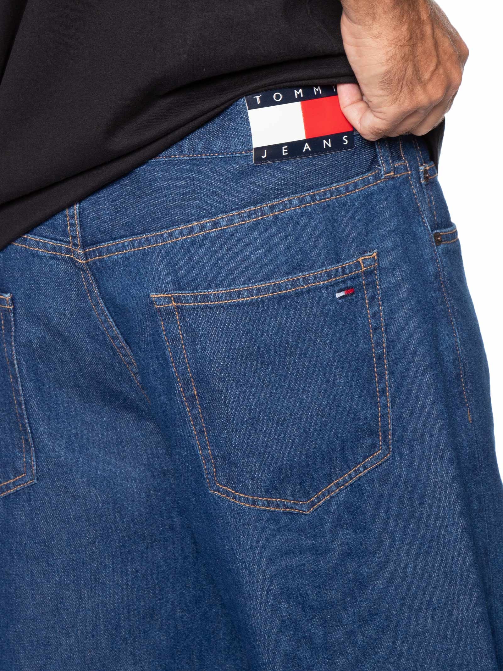 Calça Jeans Masculina Straight Fit Jaimi Azul Tommy Jeans