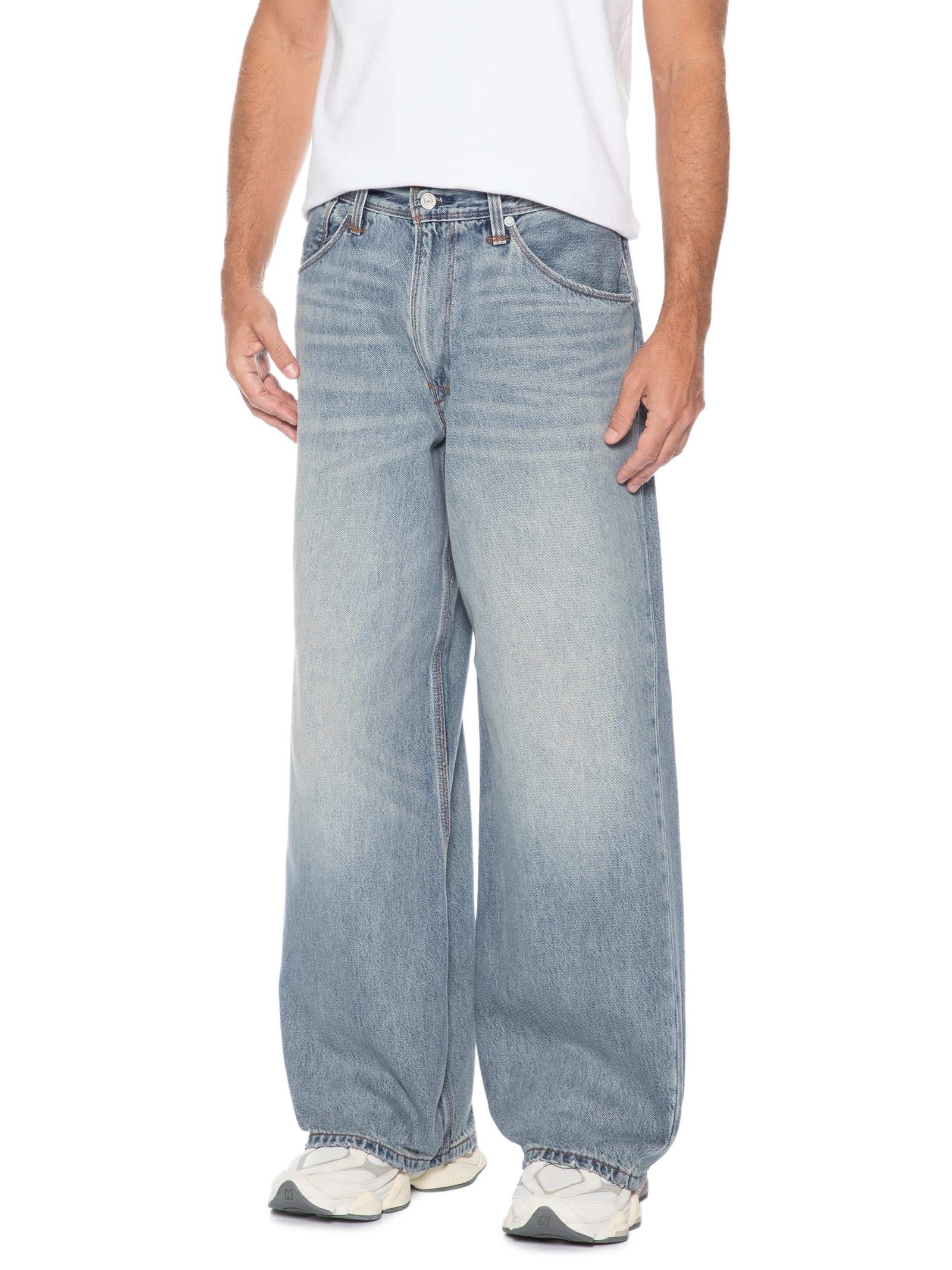 Calça Jeans Masculina Twisted Baggy Wide Leg Azul Levi's