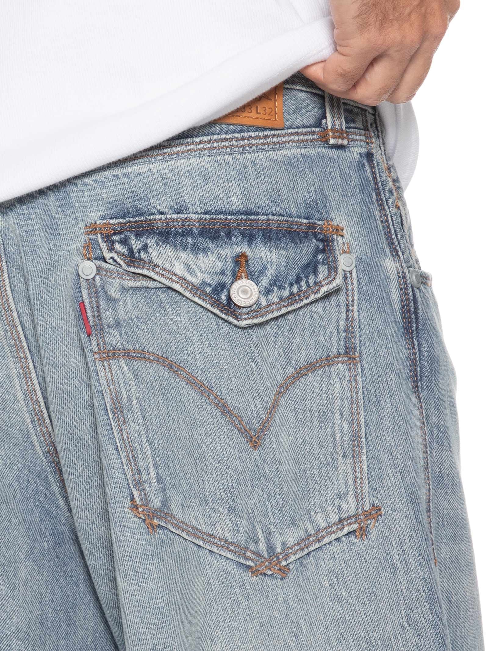 Calça Jeans Masculina Twisted Baggy Wide Leg Azul Levi's