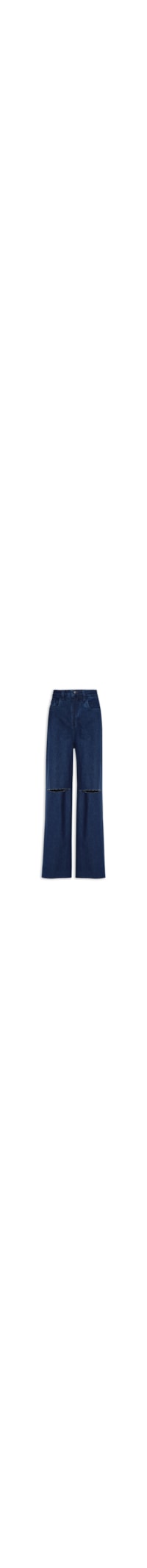 Calça Jeans Pantalona - Azul