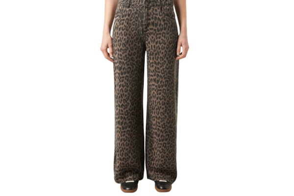 Calça Jeans Pantalona Ultra Soft - Marrom