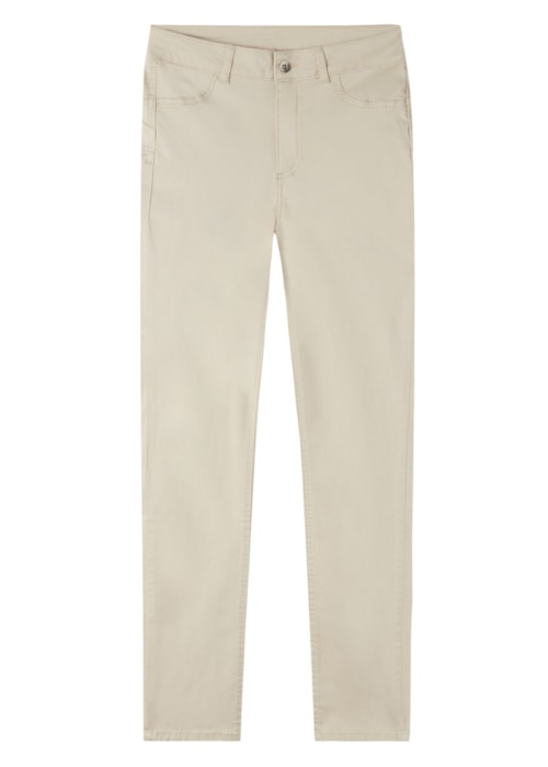 Calça Jeans Push-Up Leve Eco - Off-White