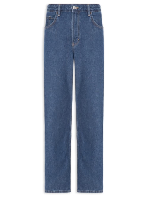 Calça Jeans Reta Masculina Baggy Jean – Azul