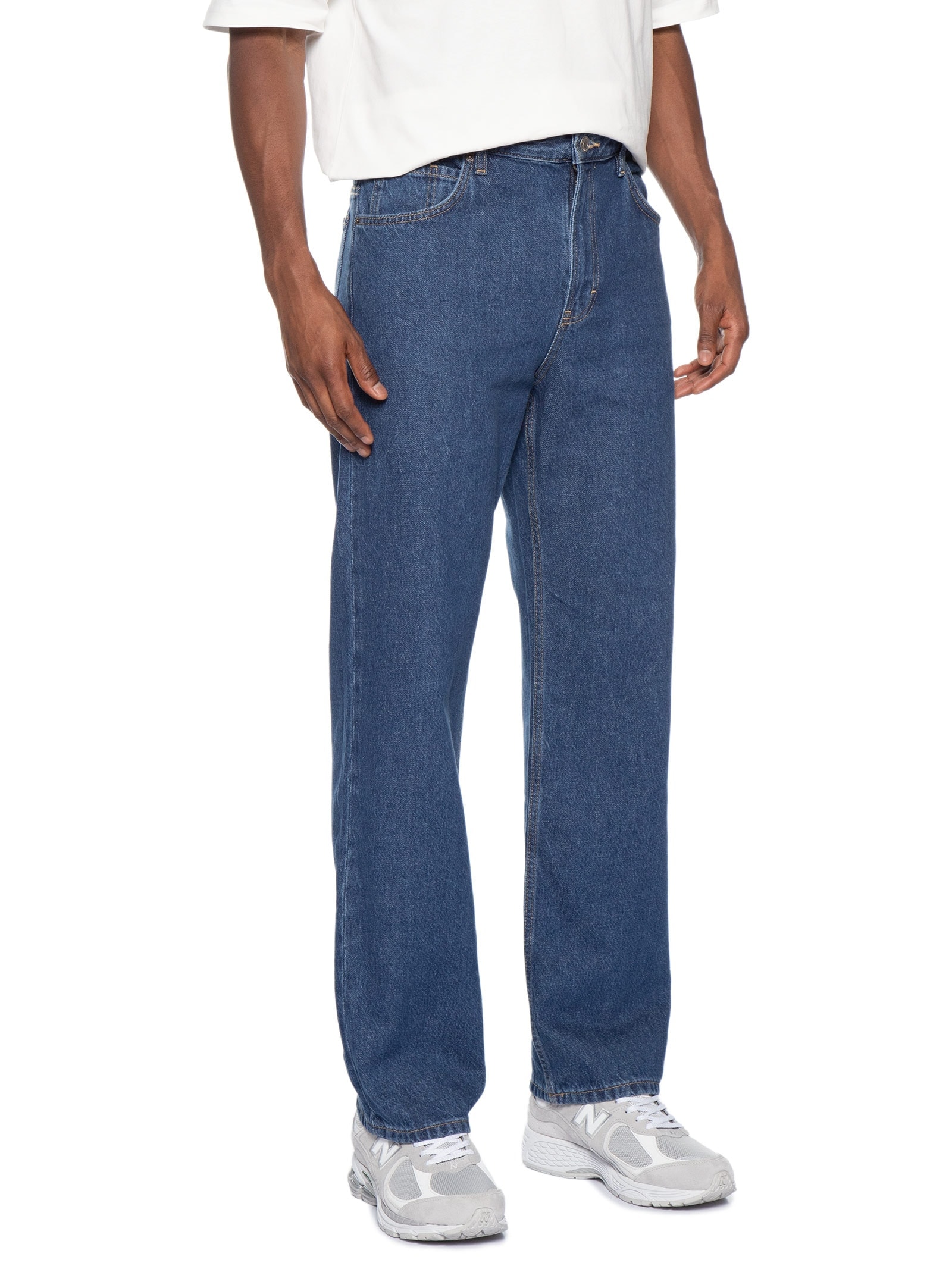 Calça Jeans Reta Masculina Baggy Jean Azul Cotton On