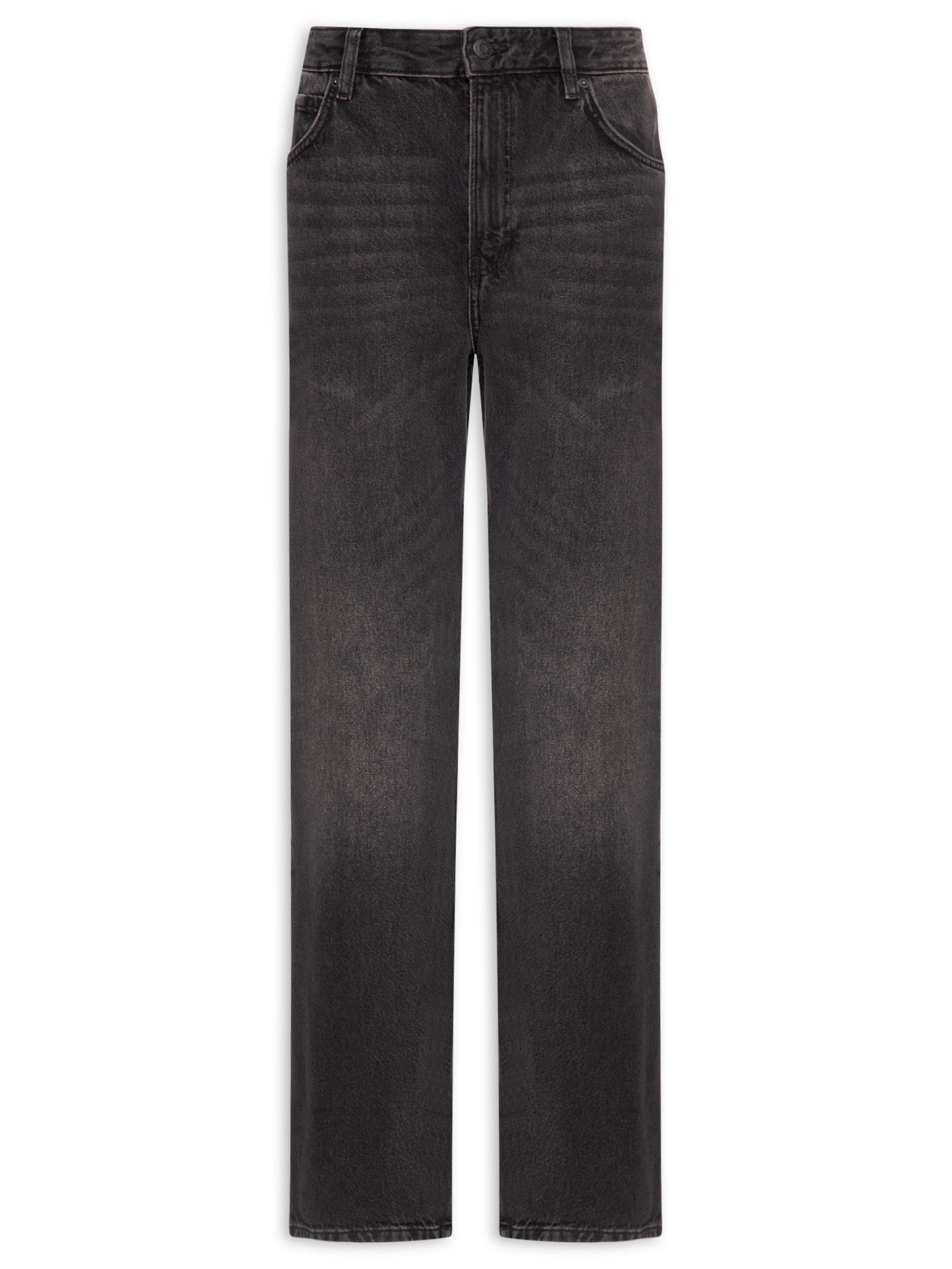 Calça Jeans Reta Masculina Baggy Jean Preto Cotton On