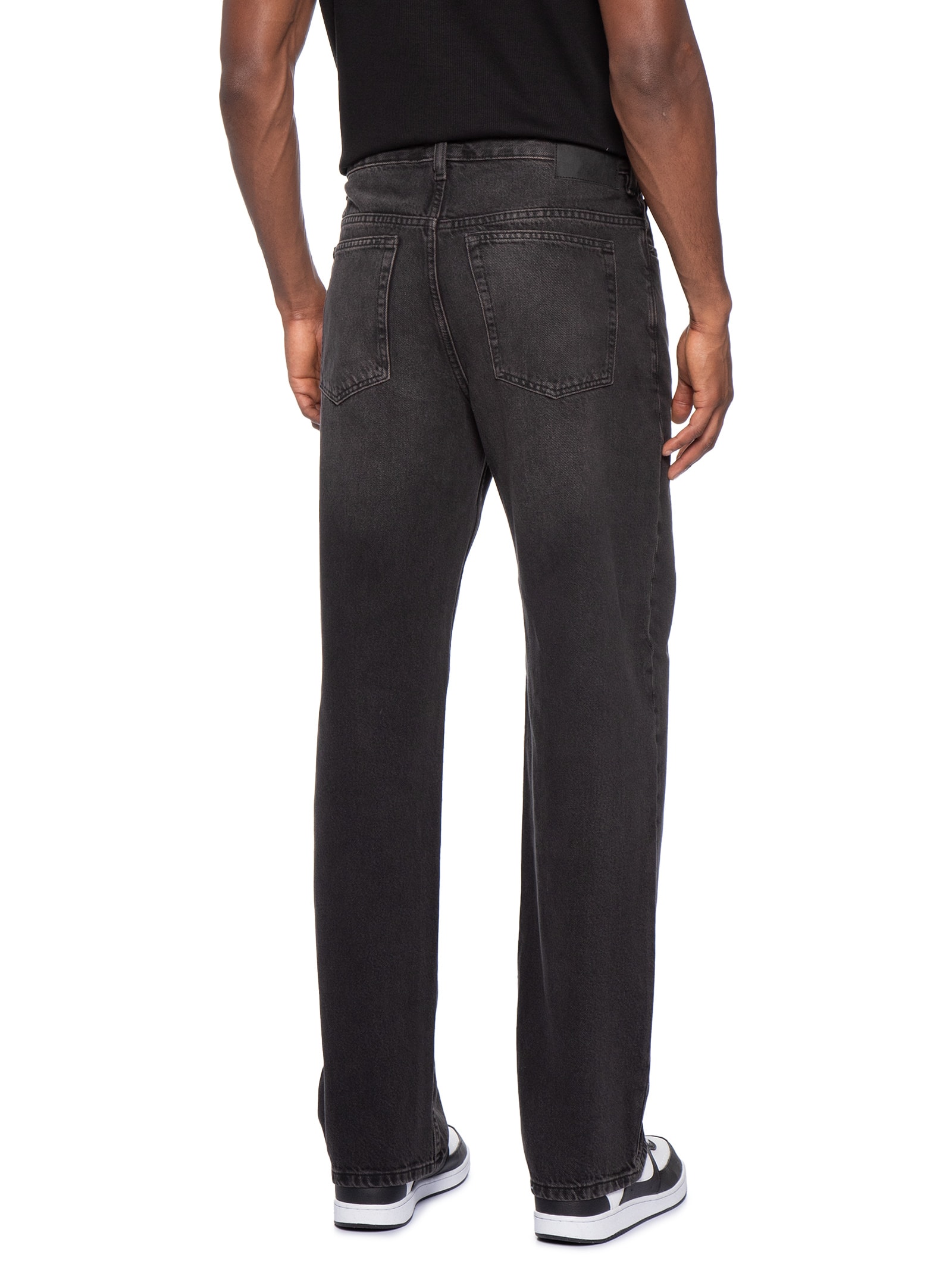 Calça Jeans Reta Masculina Baggy Jean Preto Cotton On