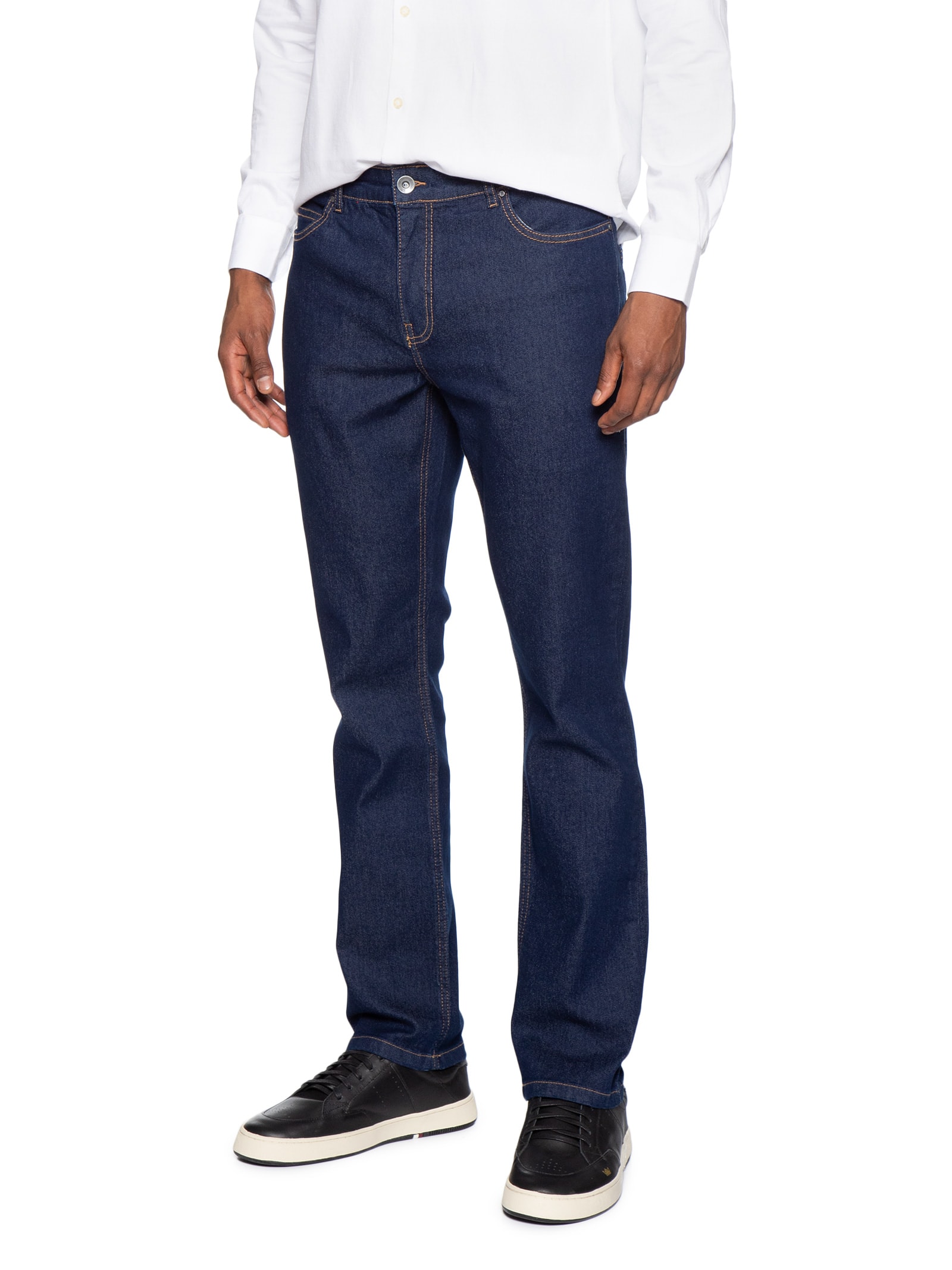 Calça Jeans Reta Masculina Regular Apolo Azul Reserva