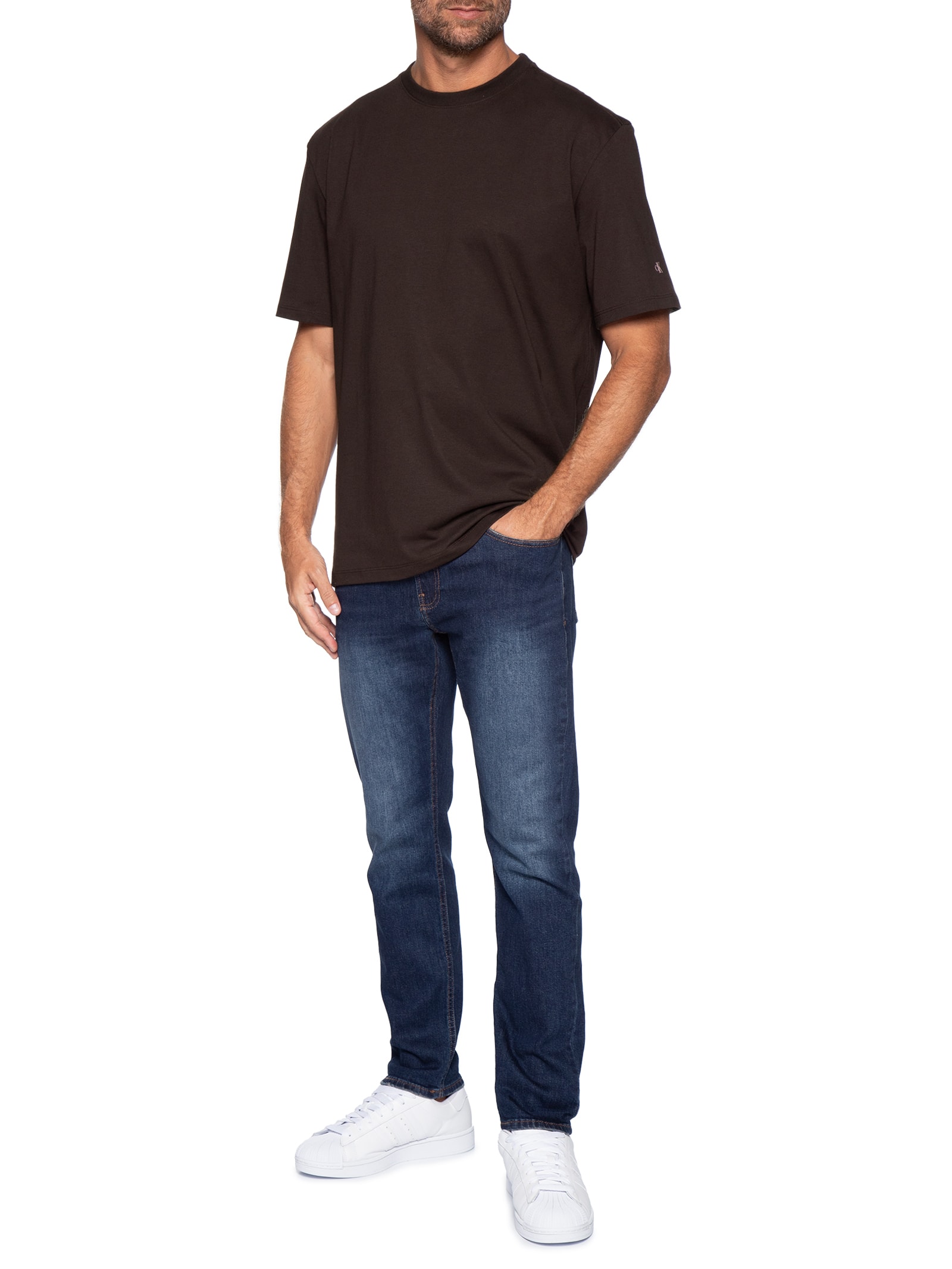 Calça Jeans Skinny 5 Pockets Masculina – Azul Calvin Klein Jeans