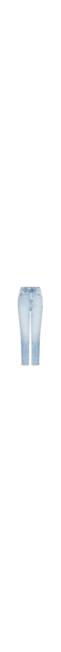 Calça Jeans Skinny Basic High Claro - Azul
