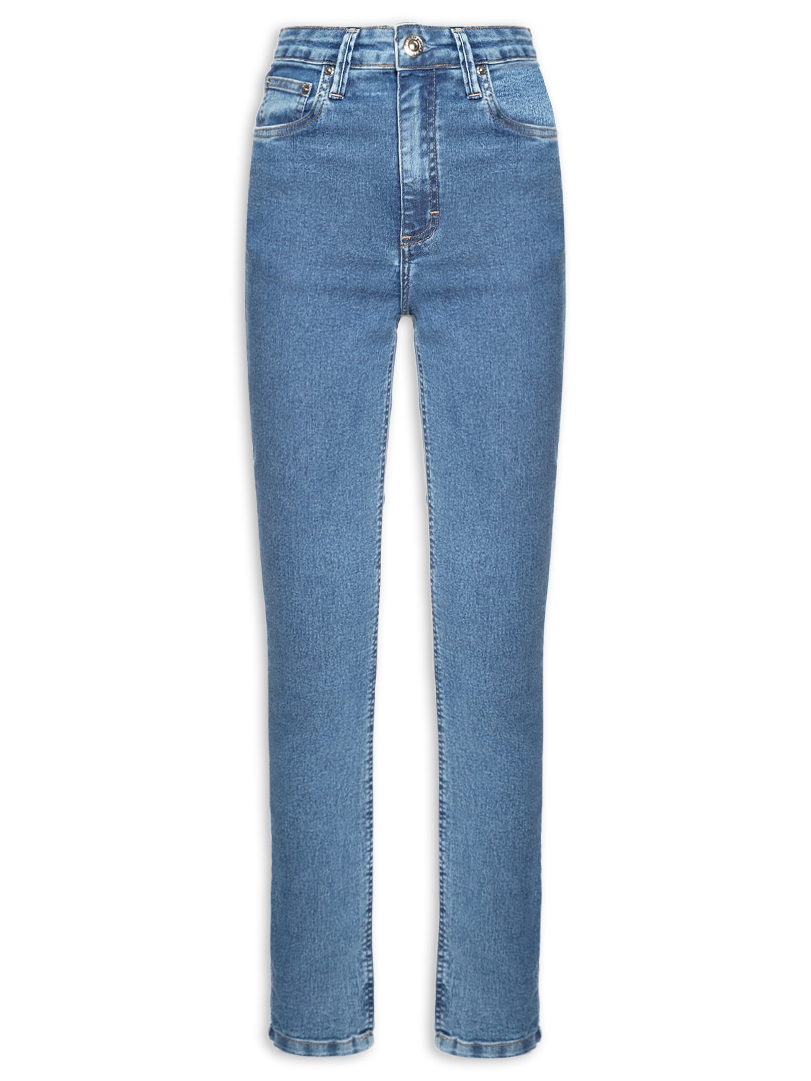 Calça Jeans Skinny Basic Midi Blue Azul Animale Jeans