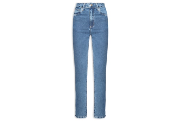 Calça Jeans Skinny Basic Midi Blue - Azul