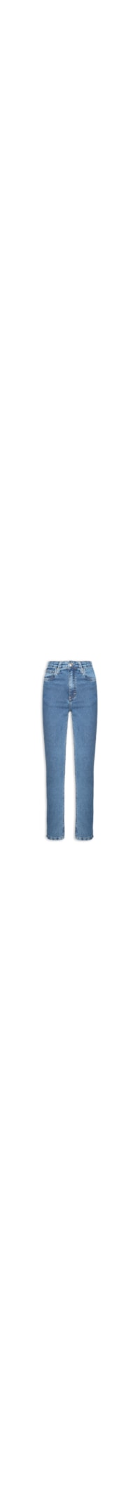 Calça Jeans Skinny Basic Midi Blue - Azul