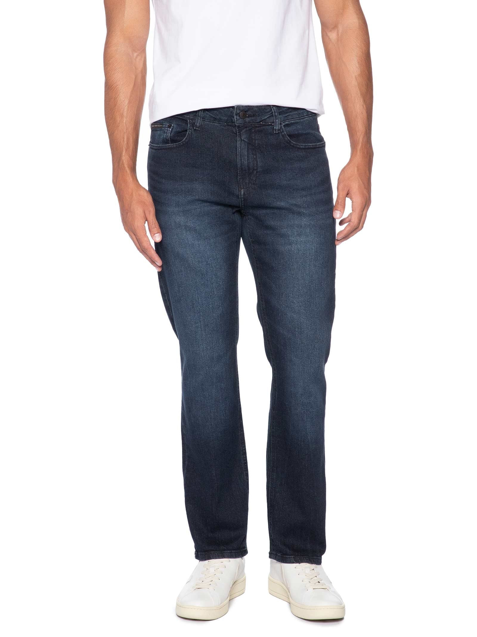 Calça Jeans Slim 5 Pockets Azul Calvin Klein Jeans