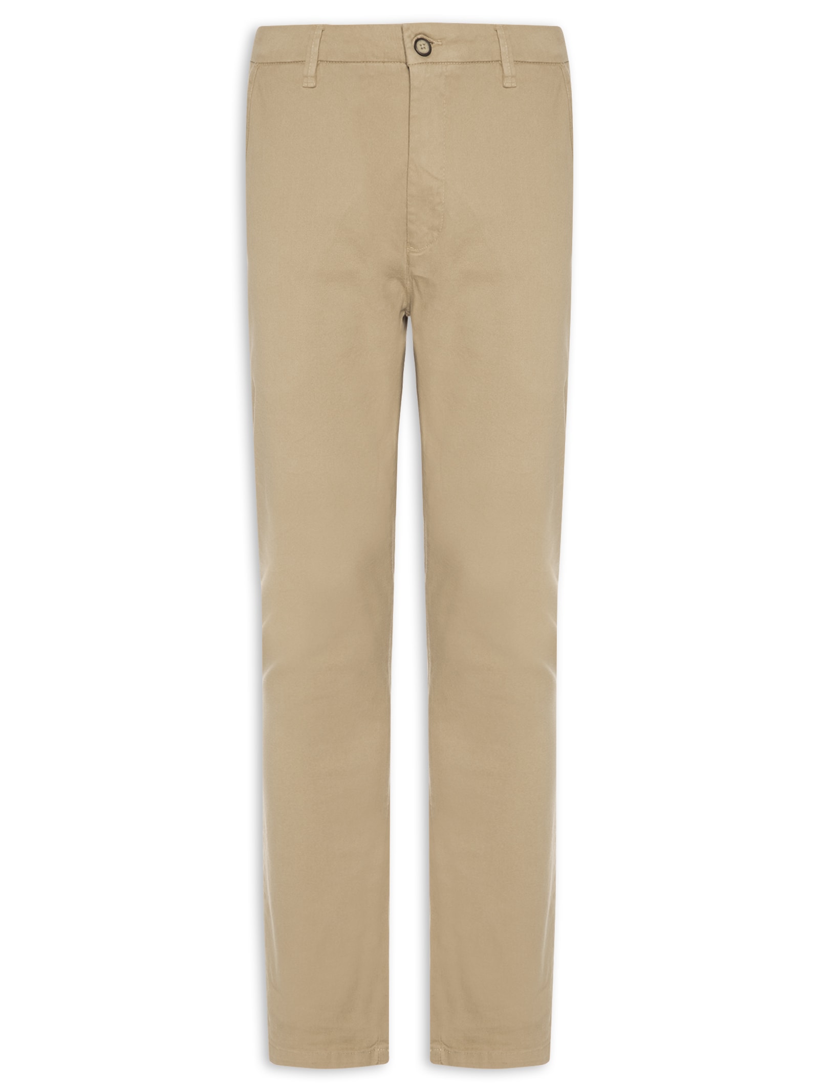 Calça Jeans Slim Masculina Contemporanea Casual Iron Bege Reserva