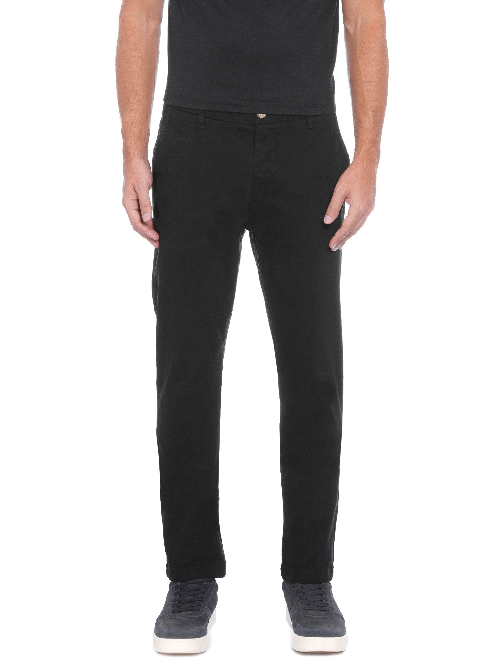 Calça Jeans Slim Masculina Contemporânea Casual Iron  Preto Reserva