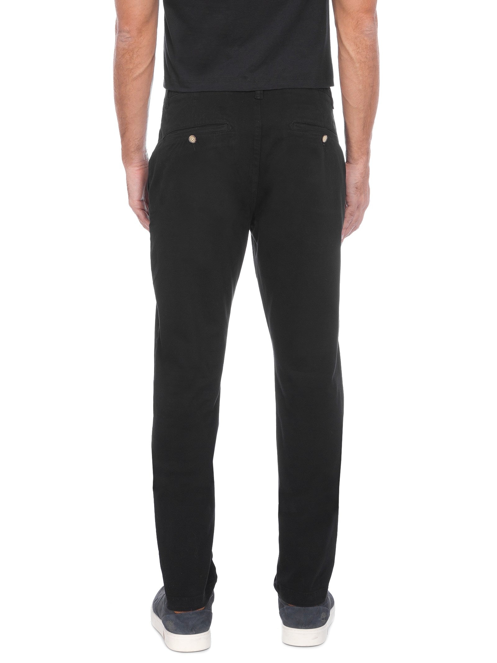 Calça Jeans Slim Masculina Contemporânea Casual Iron  Preto Reserva