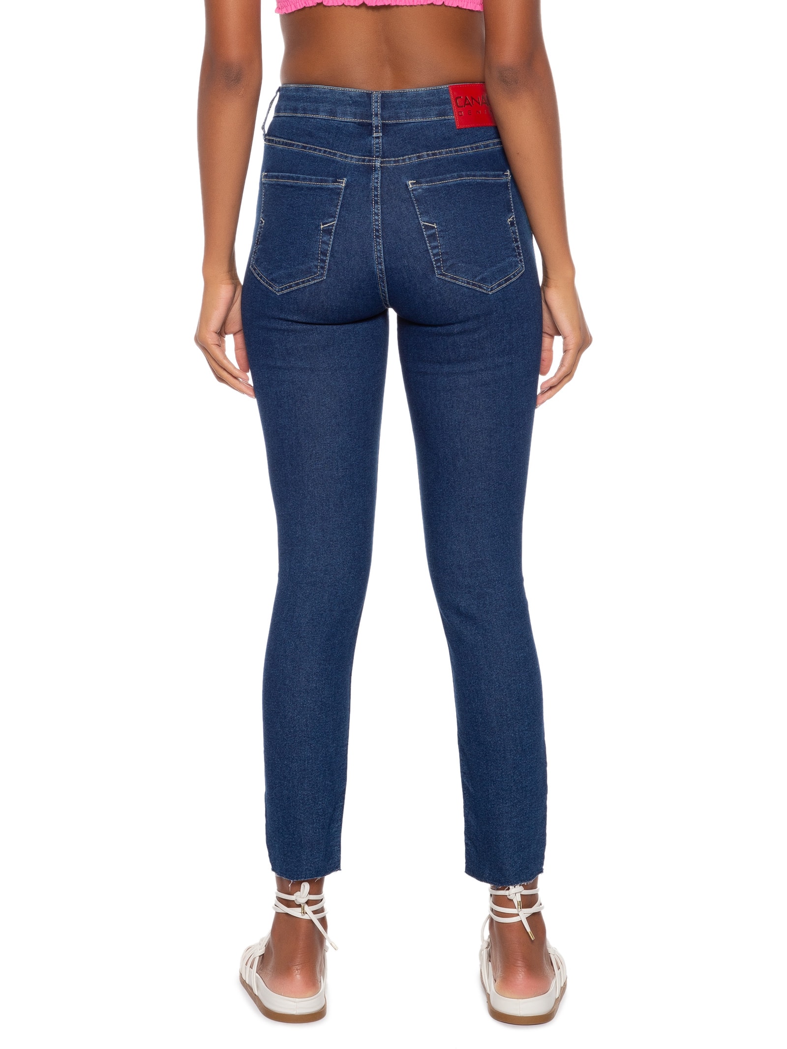 Calça Jeans Stellar Skinny High Waist BL Azul Canal