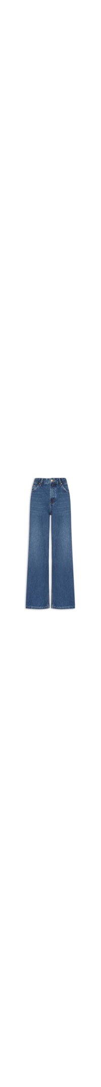 Calça Jeans Wide Faver - Azul