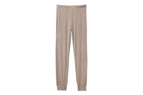 Calça Jogger Em Modal Com Cashmere Luxury Softness - Marrom